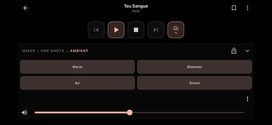 Ambient pads: Warm, Shimmer, Air e Drone